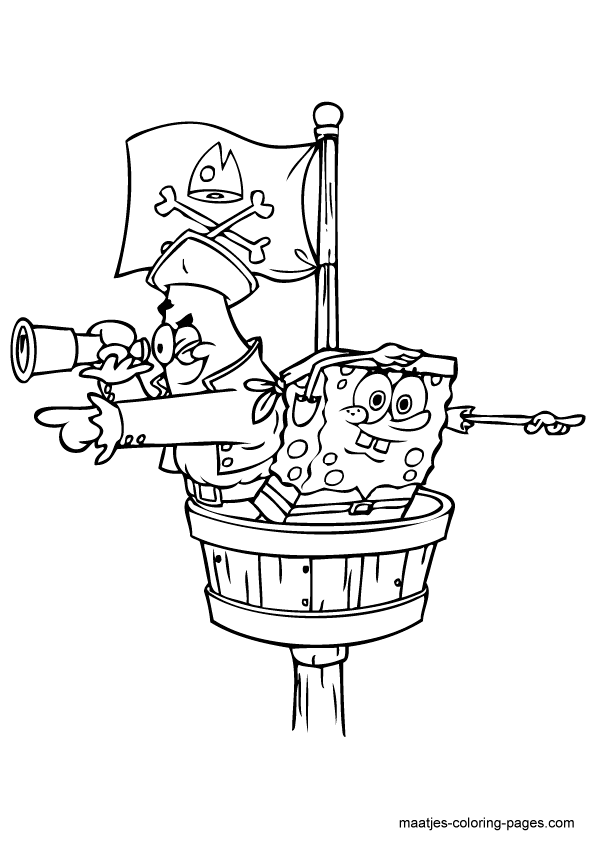 Sponge Bob kolorowanki